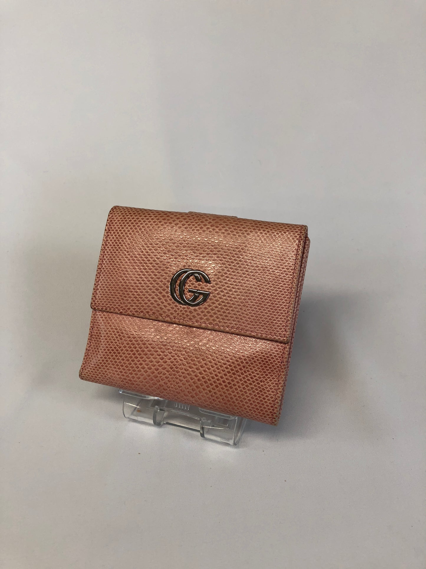 GUCCI Folding Wallet Light Pink Authentic AA65