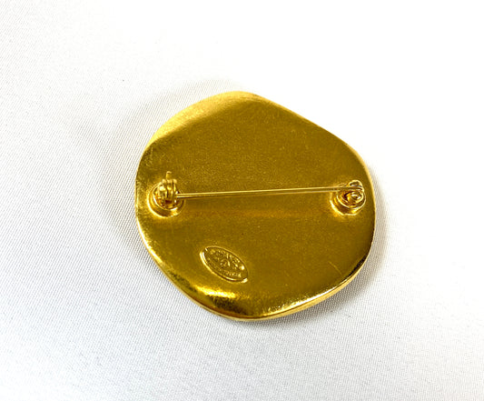 CHANEL Coco Mark Brooch Authentic AA397