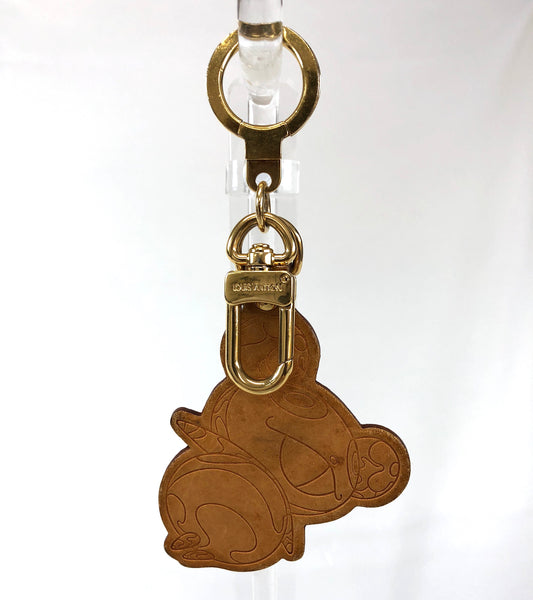 Louis-Vuitton Portocle Panda Key Ring Gold Hardware Authentic AA256