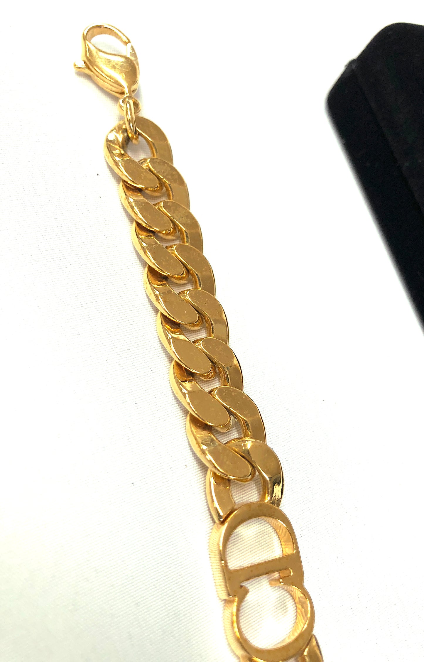 Dior Bracelet GP Gold Plated Authentic AA121