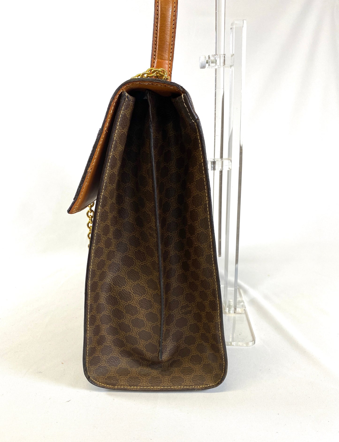 CELINE Macadam Handbag Authentic AA531