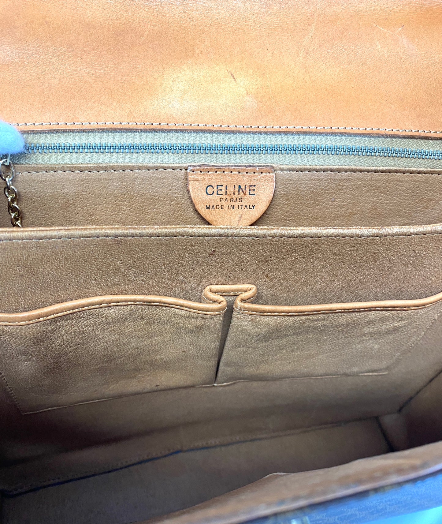 CELINE Macadam Handbag Authentic AA531