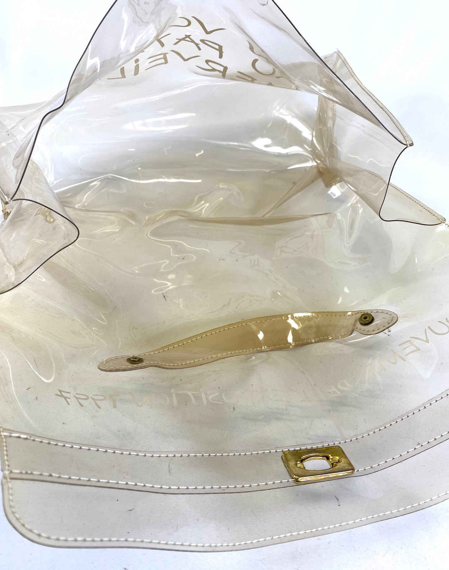HERMES Vinyl Kelly Handbag Authentic AA582