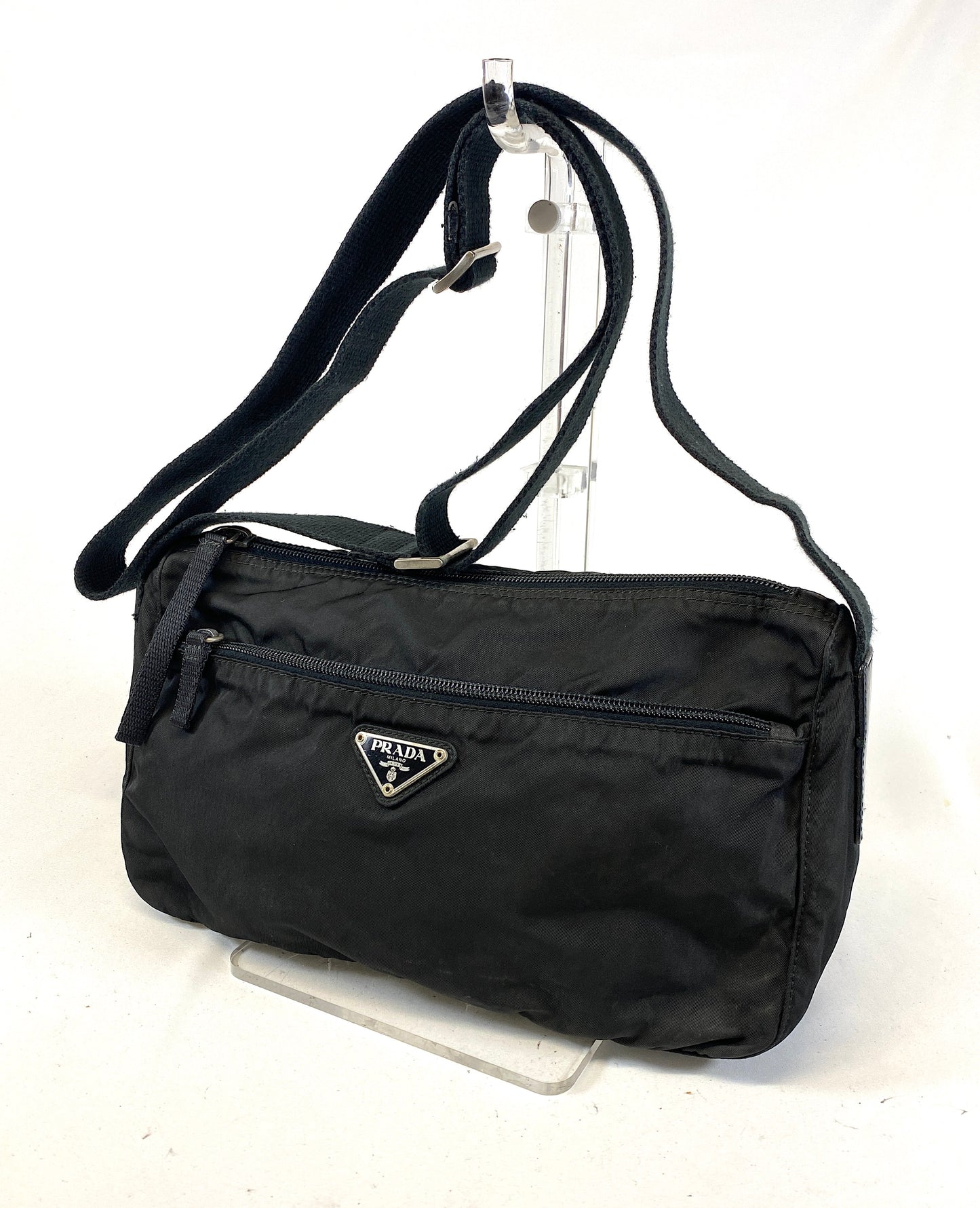 PRADA Nylon Shoulder Bag Bum bag Authentic AA588