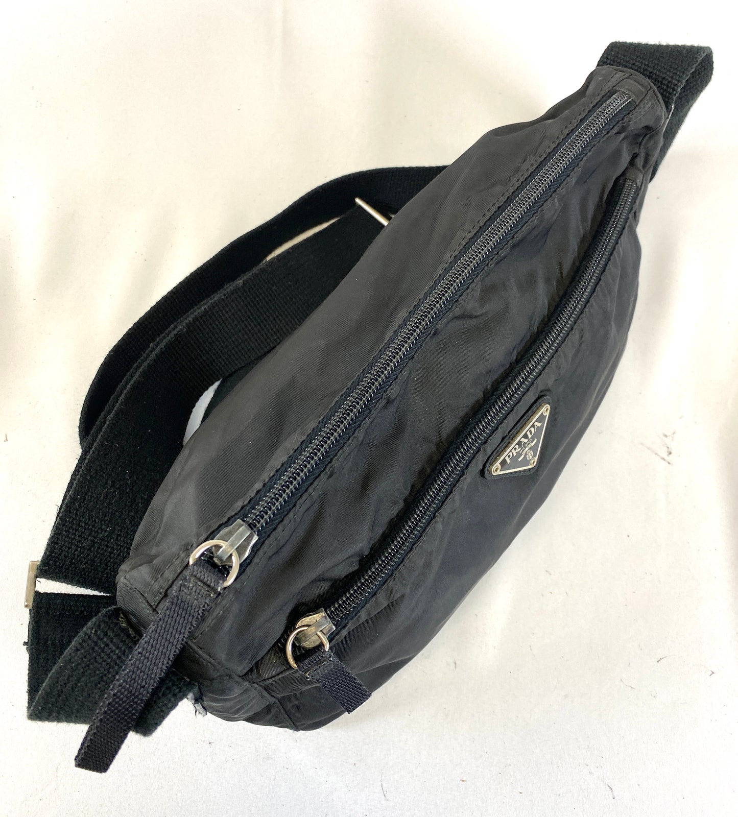 PRADA Nylon Shoulder Bag Bum bag Authentic AA588