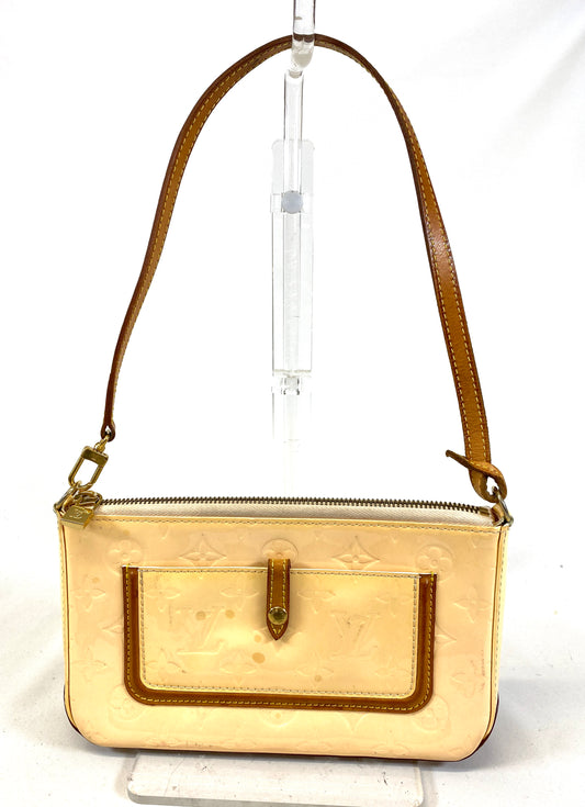 Louis-Vuitton Vernis Mallory Square Shoulder Bag Authentic AA592