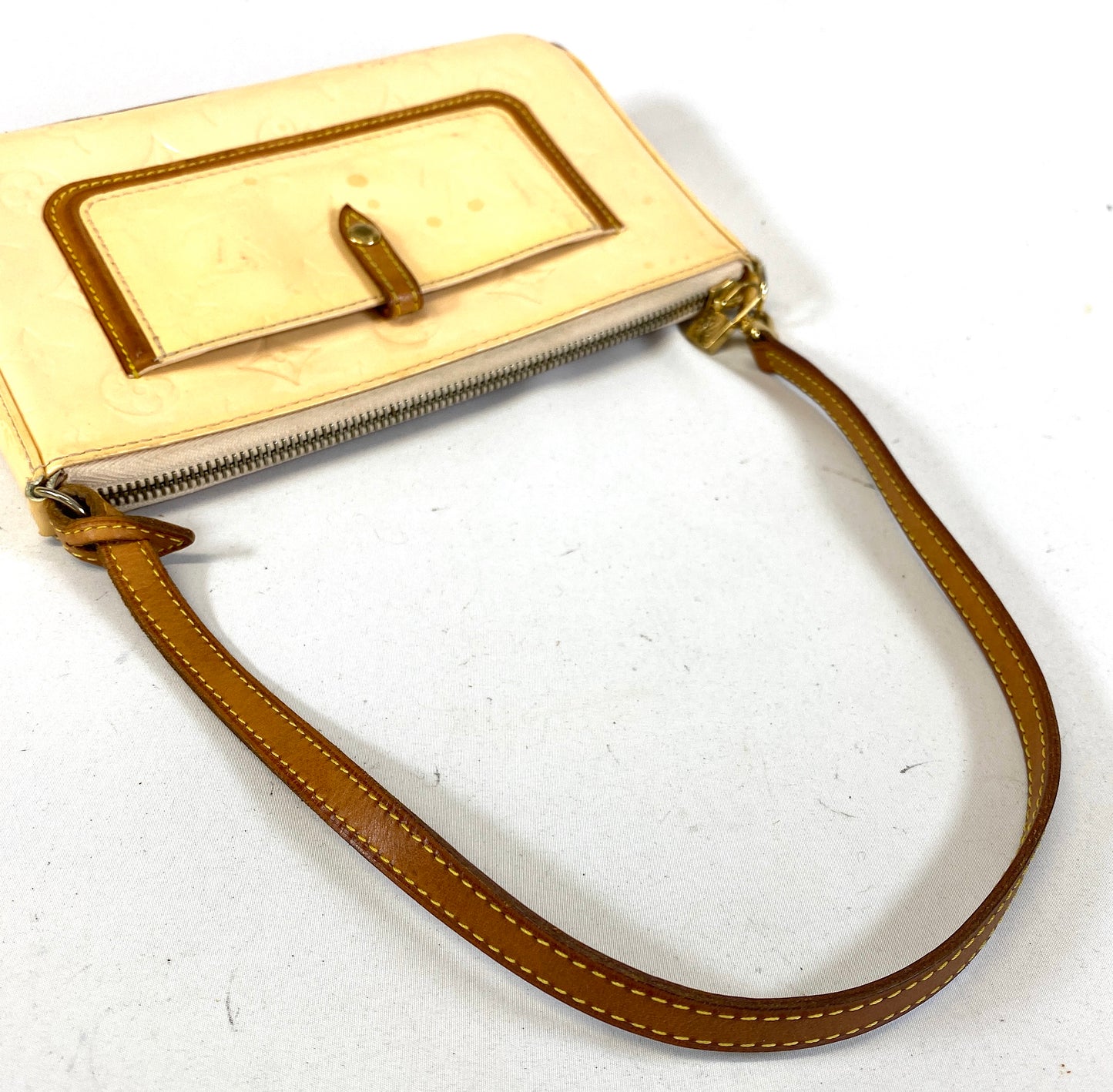 Louis-Vuitton Vernis Mallory Square Shoulder Bag Authentic AA592
