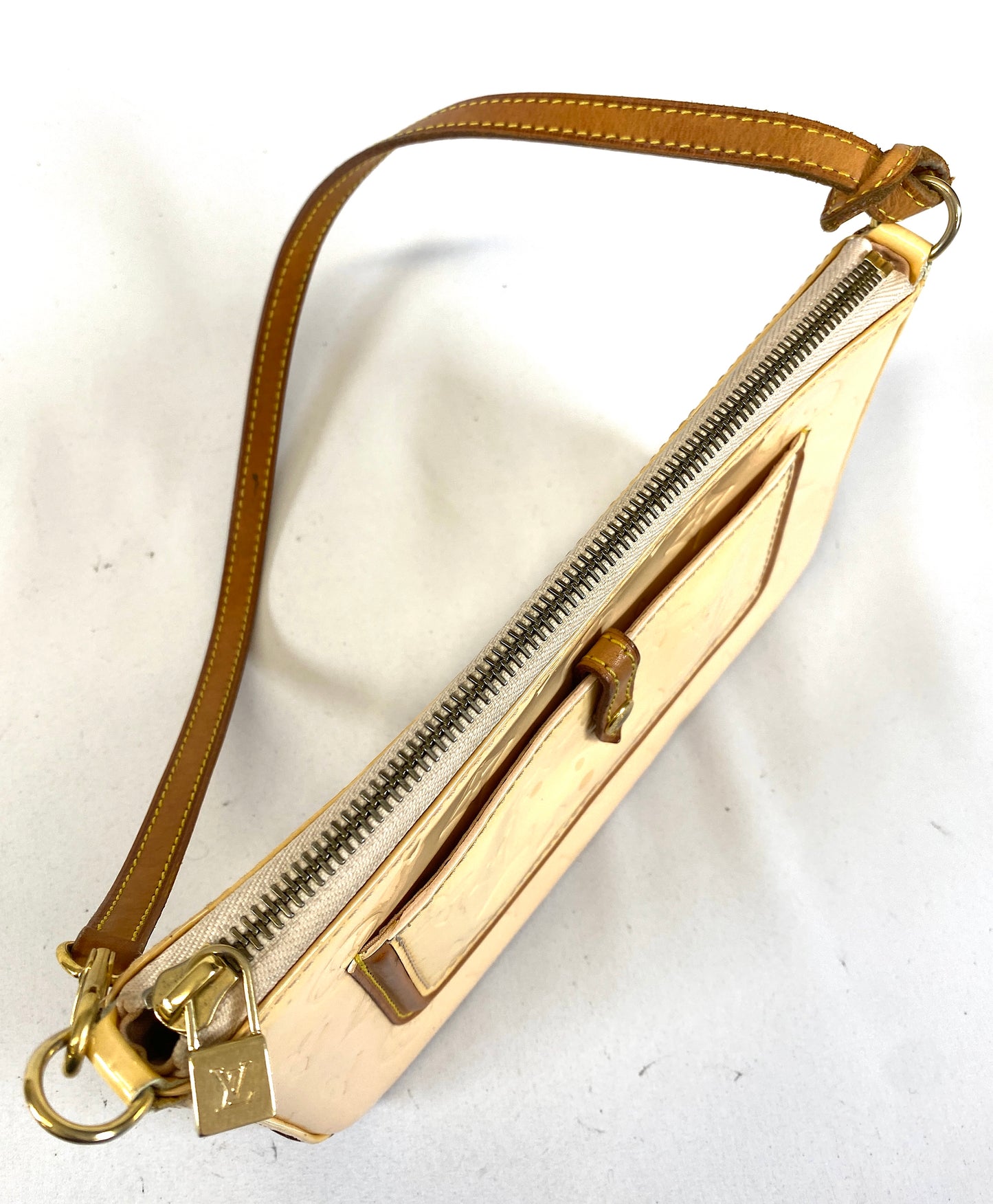 Louis-Vuitton Vernis Mallory Square Shoulder Bag Authentic AA592