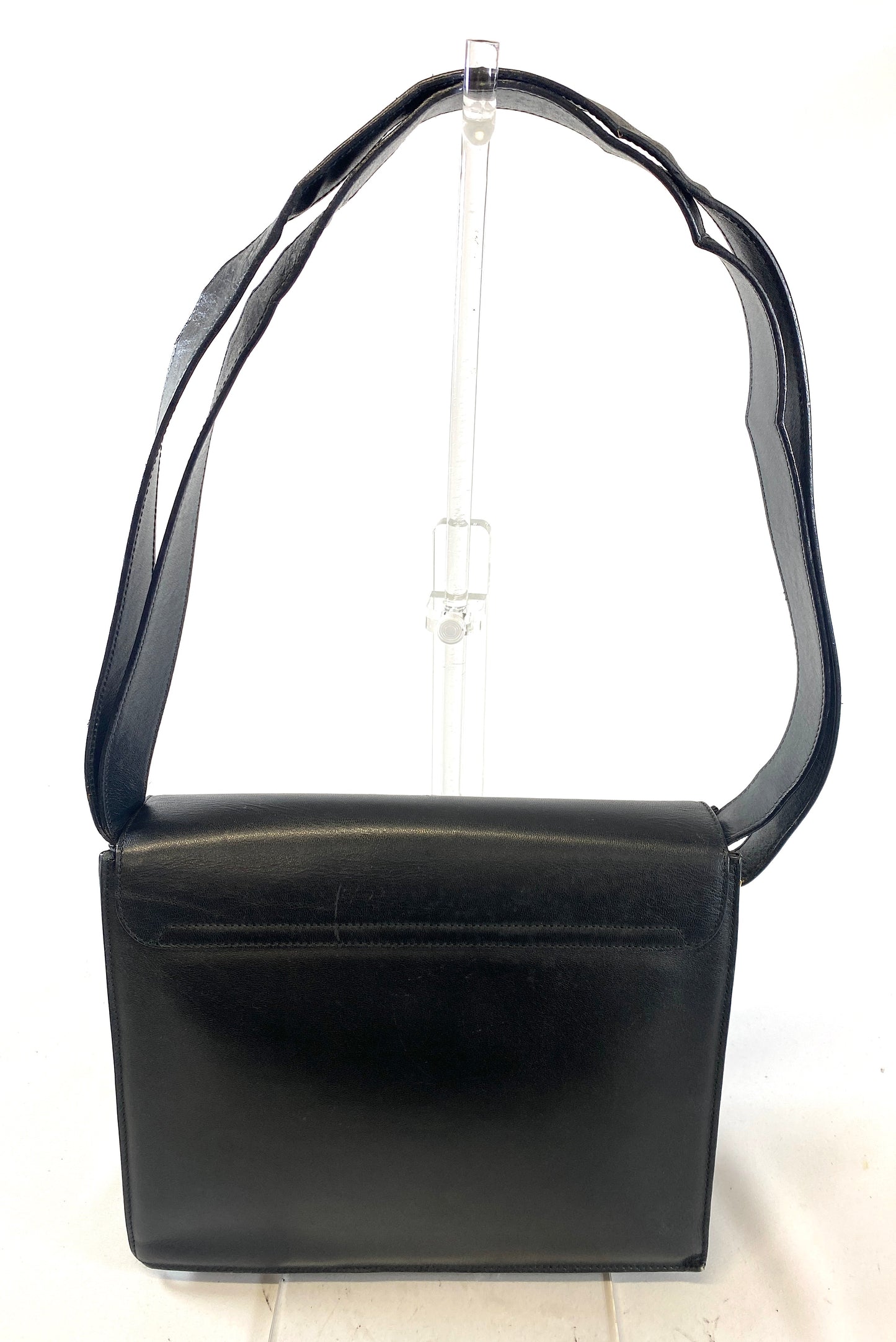 Vintage GUCCI Shoulder Bag G Hardware Leather Authentic AA610