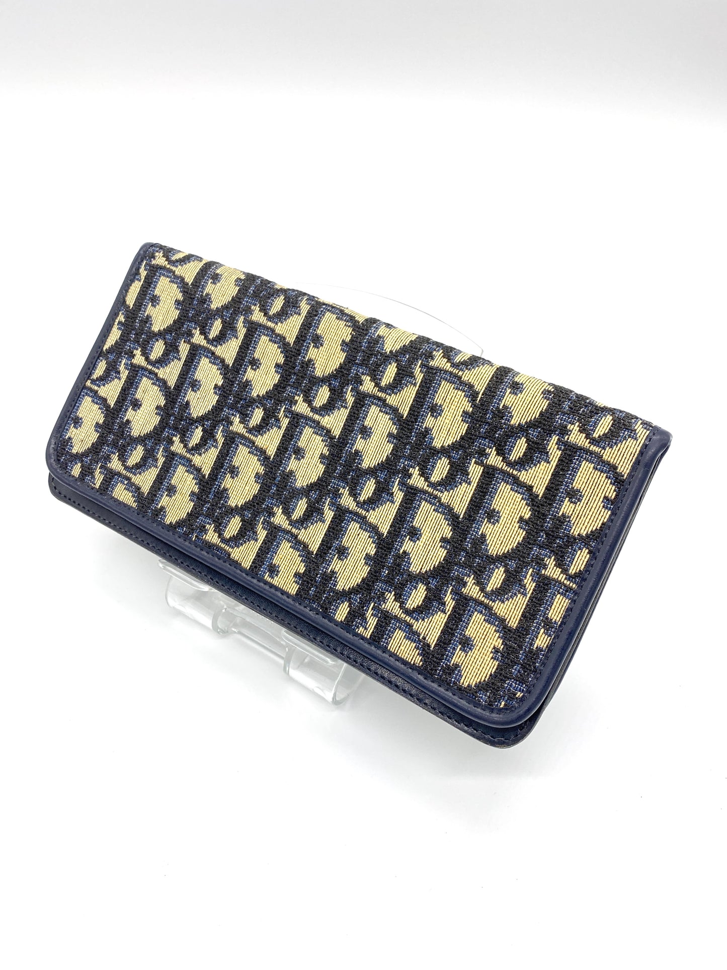 Dior Trotter Long Wallet Authentic AA632