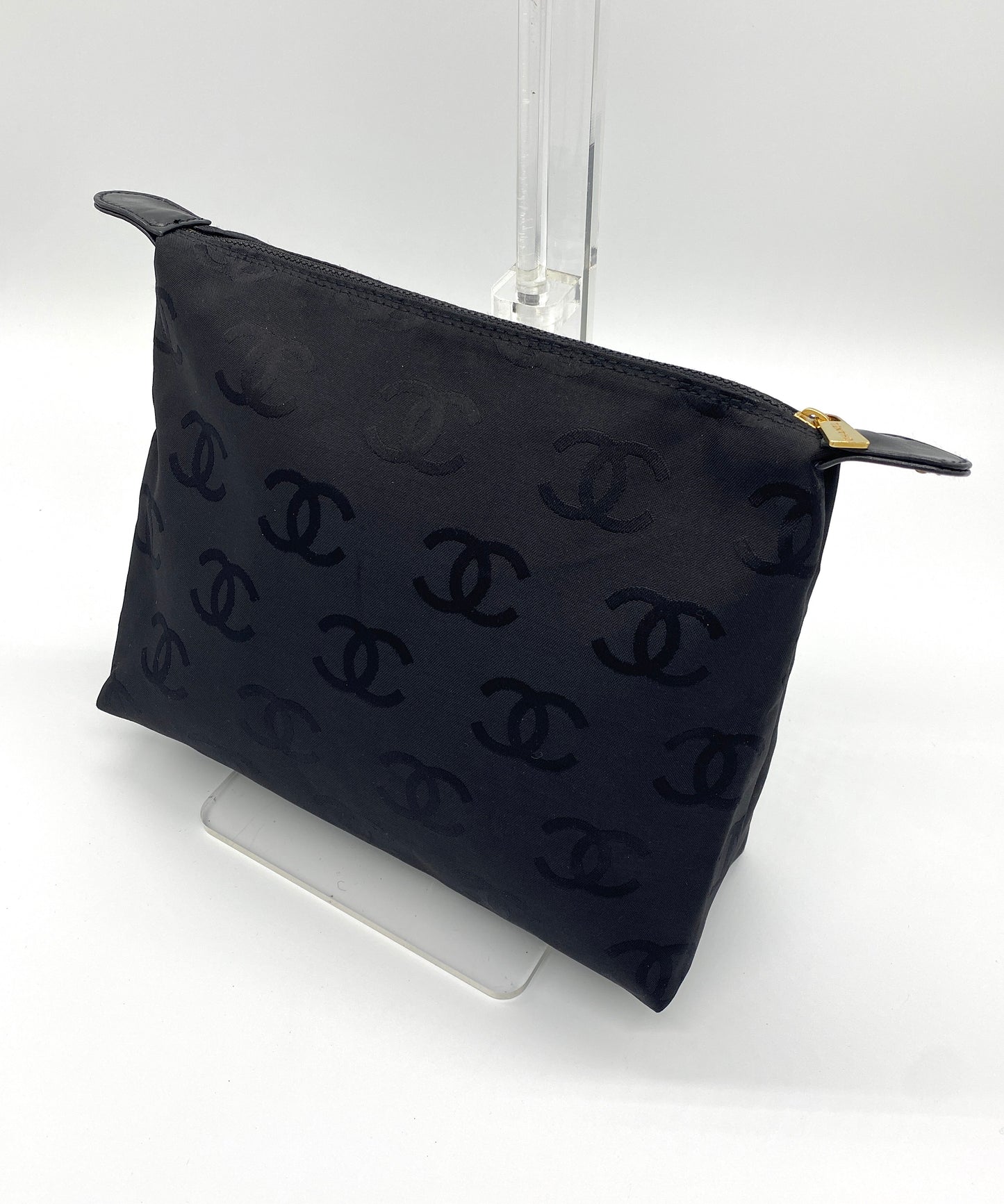 CHANEL Pouch Wild Stitch Bag in Bag Authentic AA648