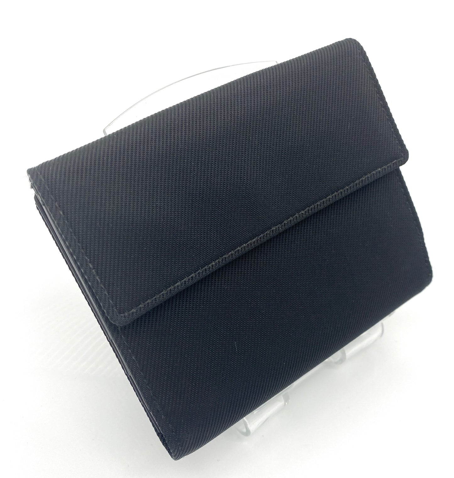BVLGARI Folding Wallet Classico Canvas Authentic AA656