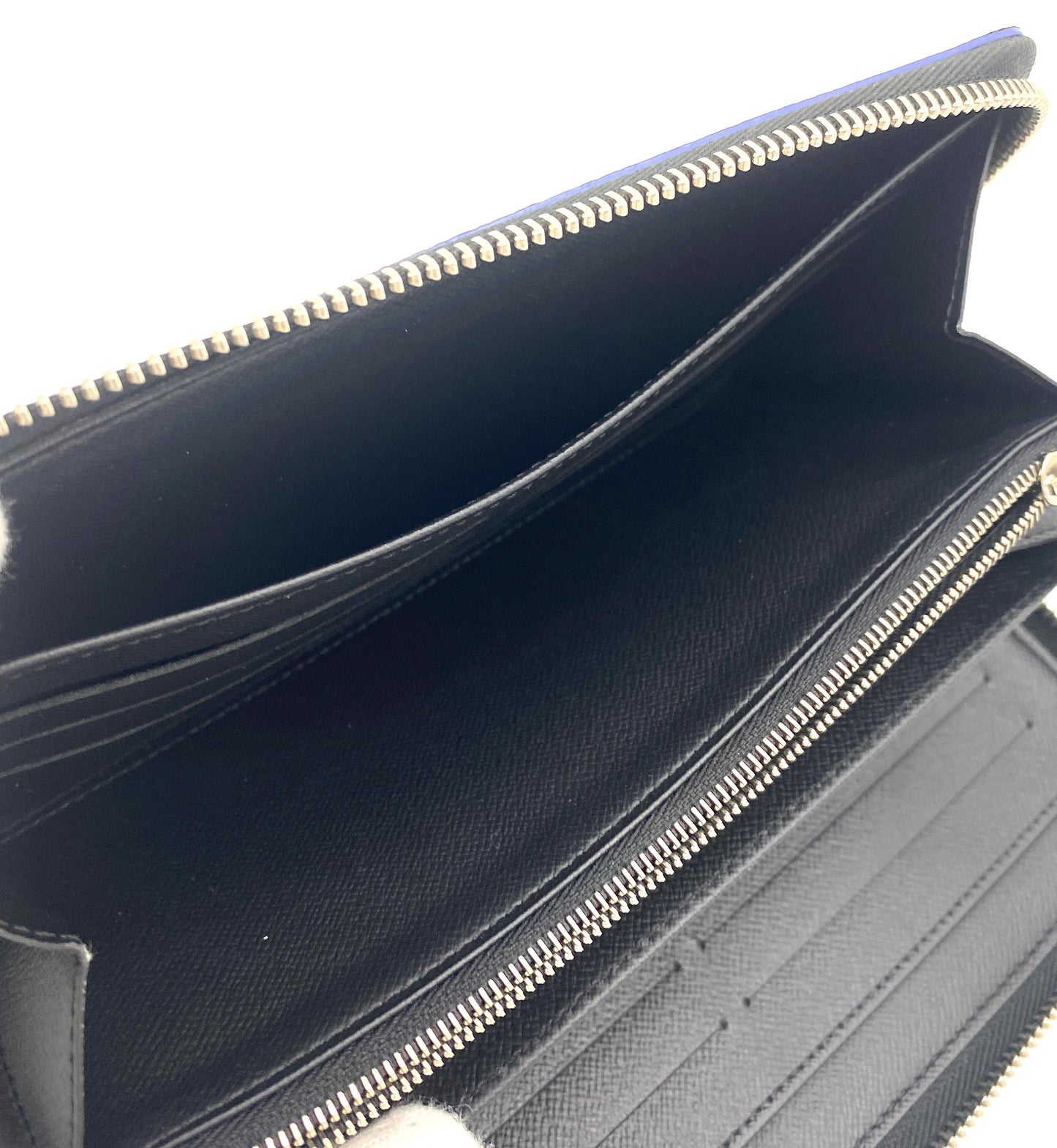 Louis-Vuitton Damier Graphite Zippy Organizer Long Wallet Authentic AA658