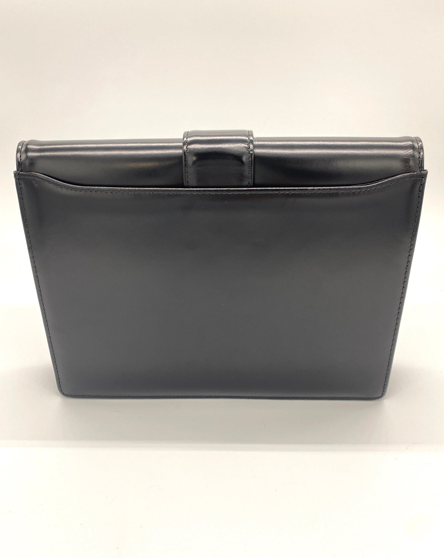 VALENTINO Clutch Bag Vintage Metal Clasp Authentic AA669