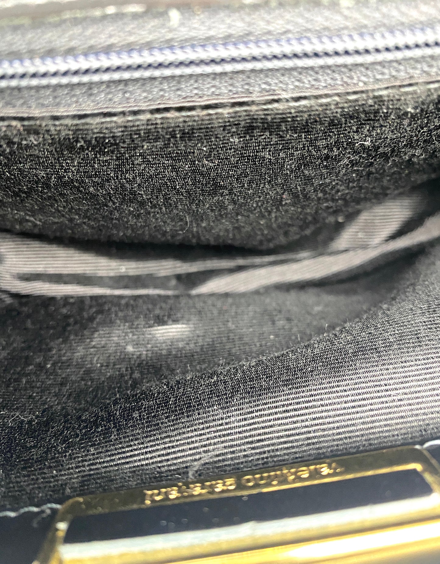 VALENTINO Clutch Bag Vintage Metal Clasp Authentic AA669