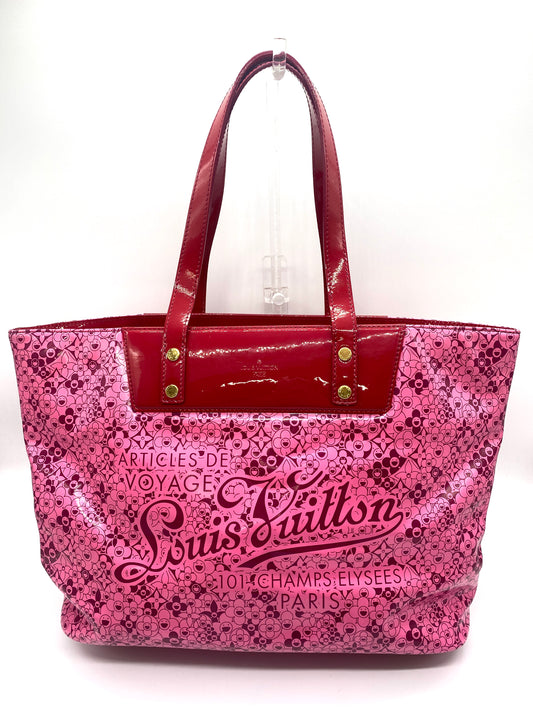 Louis-Vuitton Cosmic Blossom PM Tote Bag M93160 Beach Line Authentic AA366