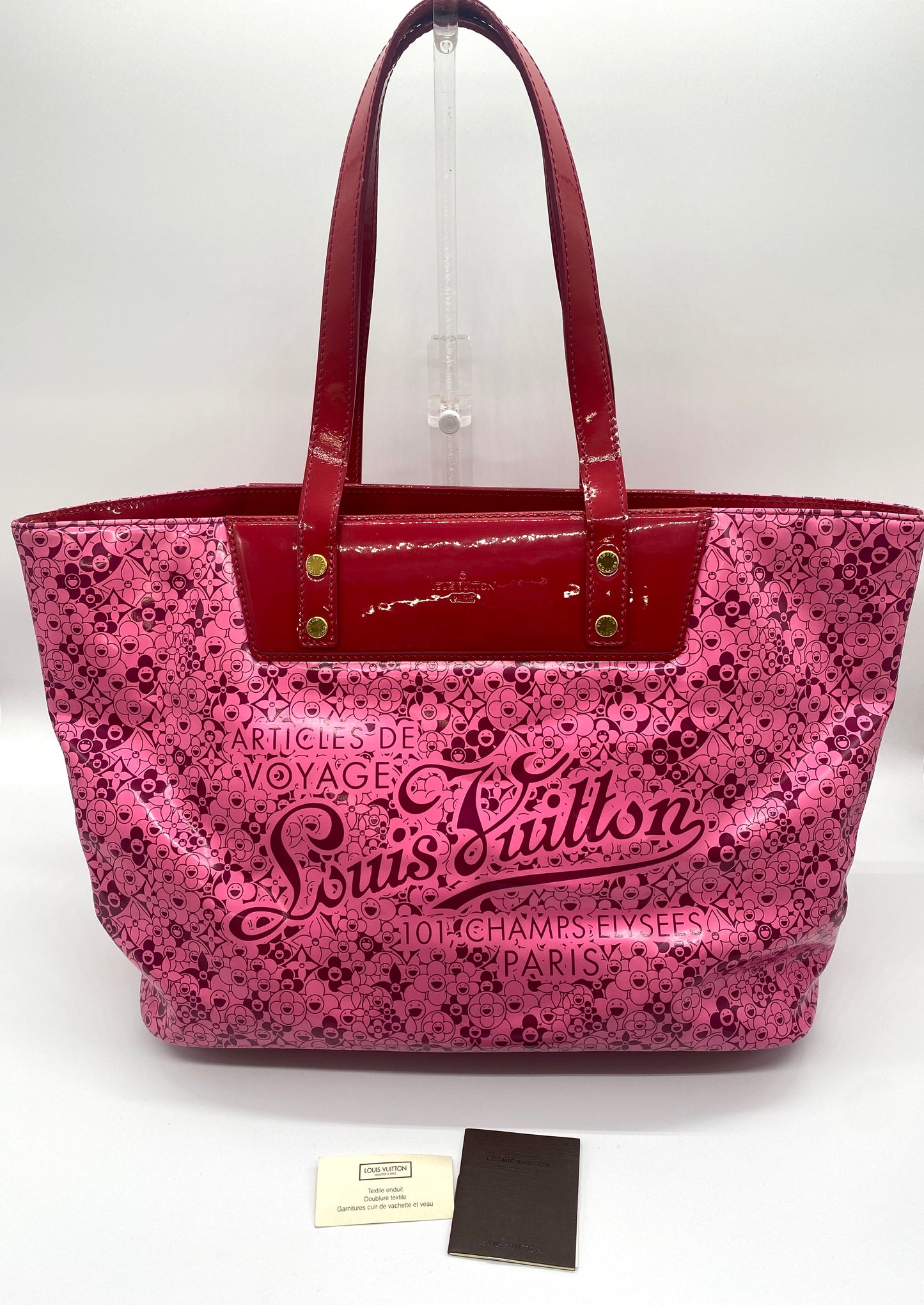 Louis-Vuitton Cosmic Blossom PM Tote Bag M93160 Beach Line Authentic AA366