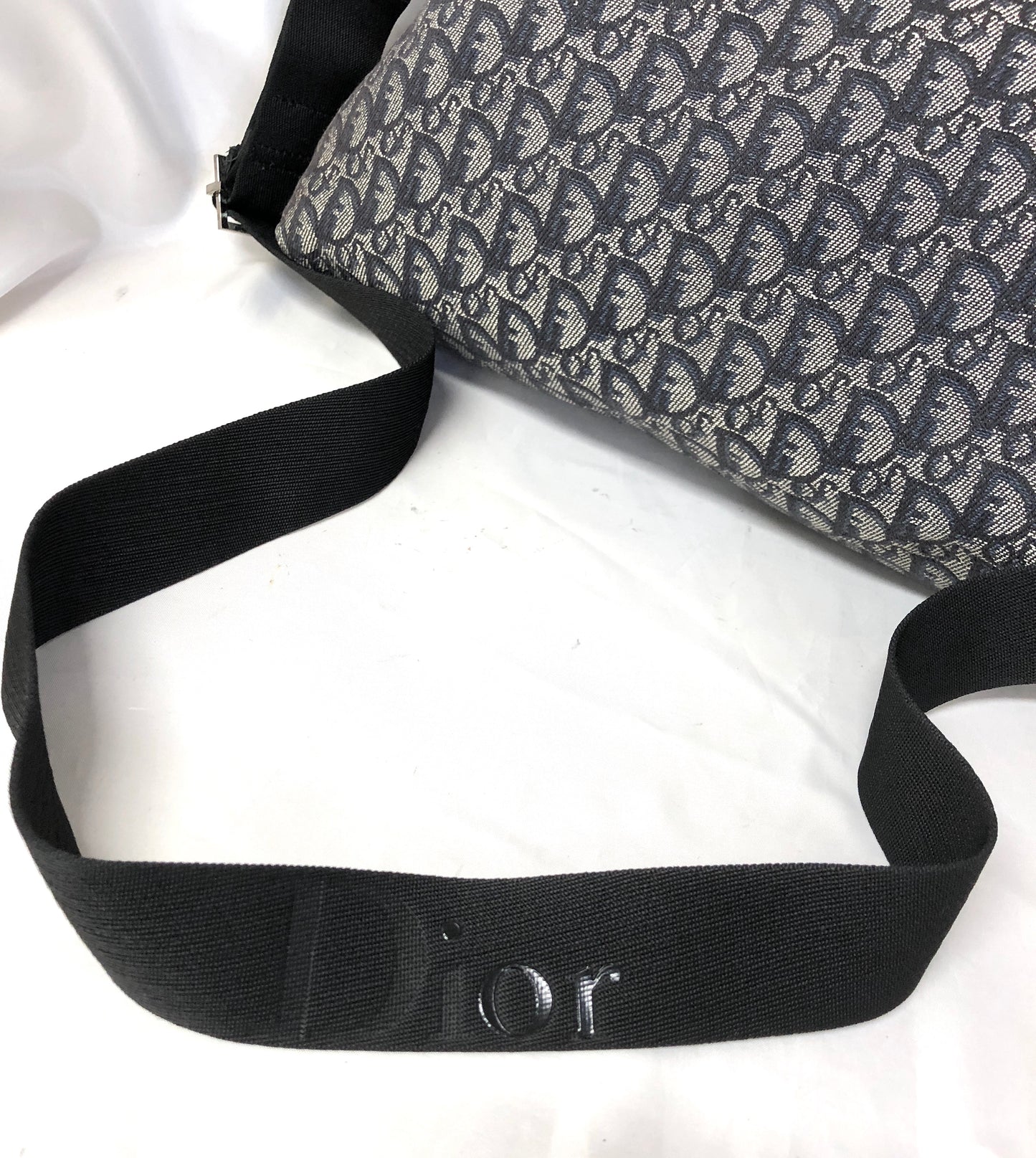 Dior Trotter Denim Shoulder bag Authentic AA358