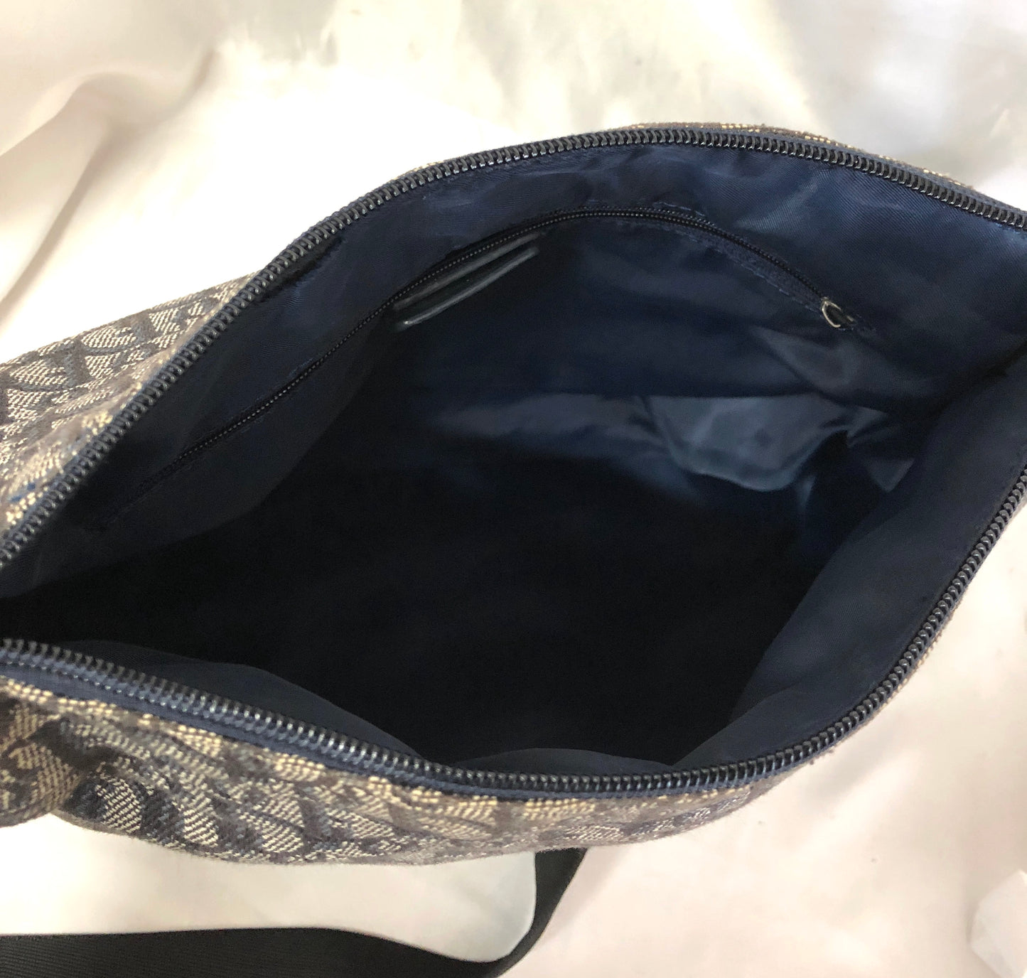 Dior Trotter Denim Shoulder bag Authentic AA358