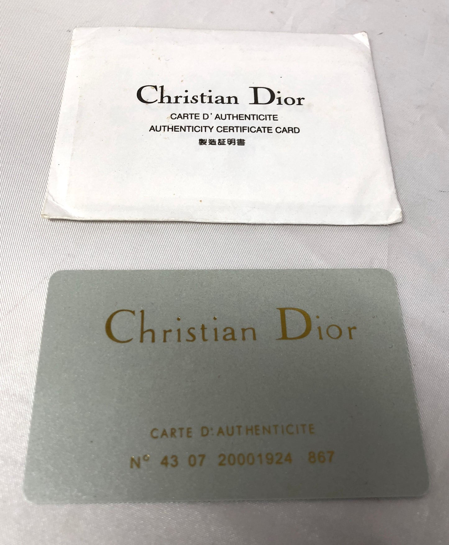 Dior Trotter Denim Shoulder bag Authentic AA358