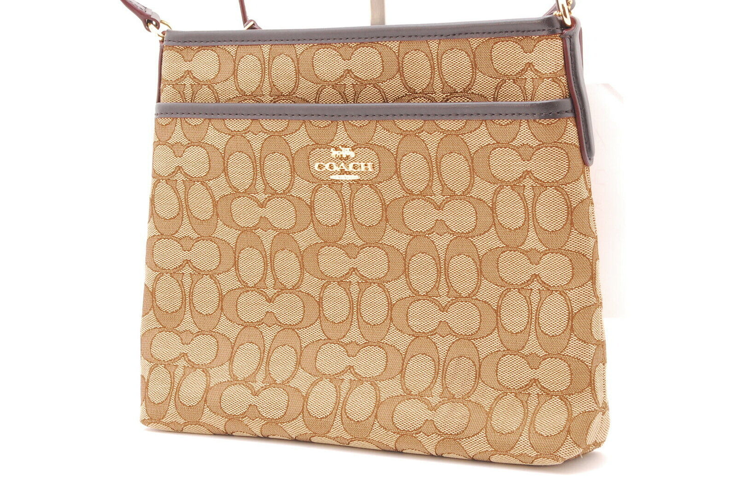 【Rank S】Authentic Coach signature canvas Cross Body shoulder bag From Japan A442