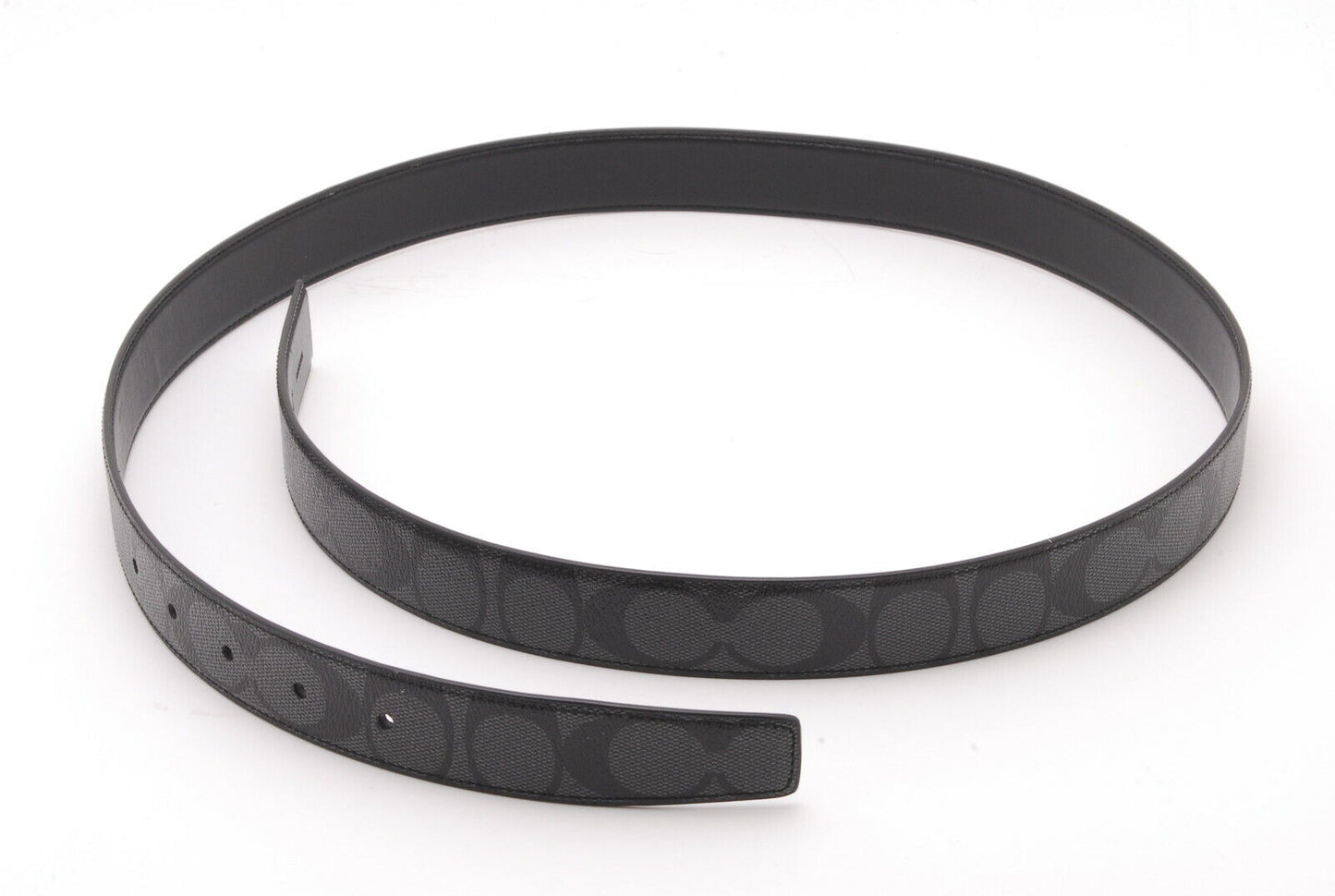 【Rank S】Auth Coach belt unused item with black case, with instructions JP A446