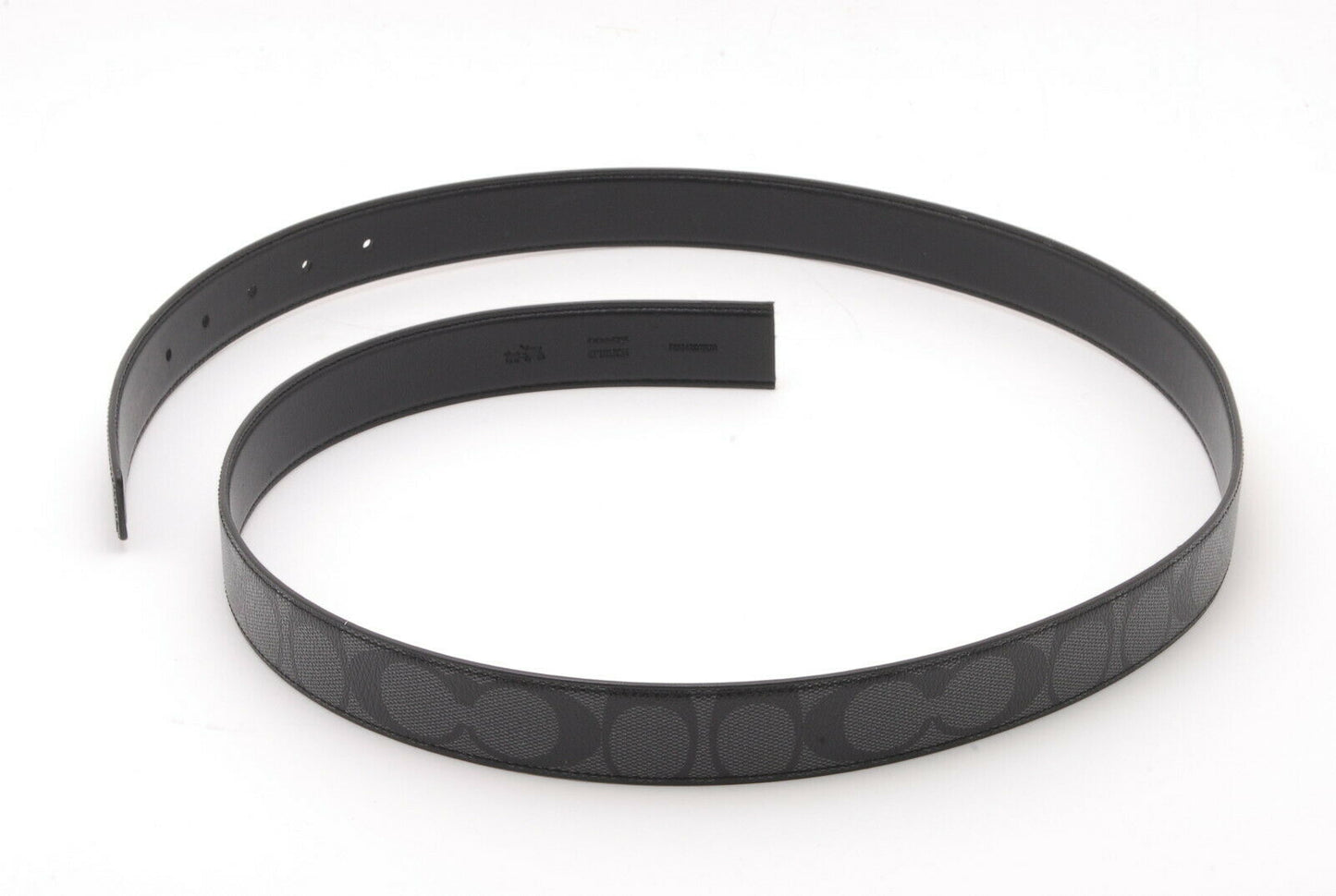 【Rank S】Auth Coach belt unused item with black case, with instructions JP A446