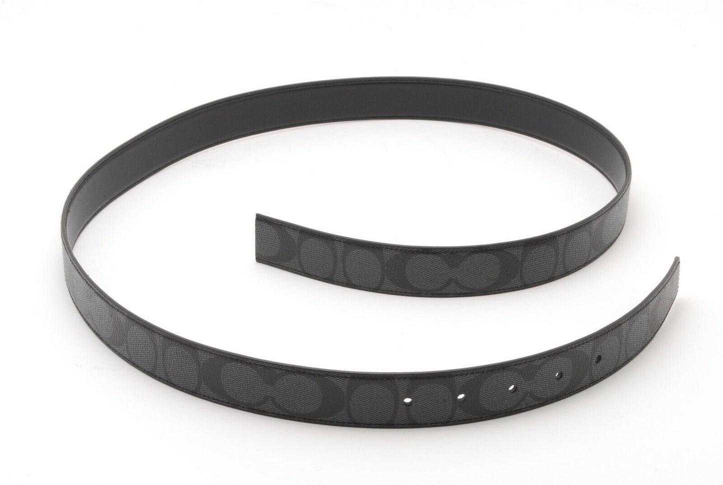 【Rank S】Auth Coach belt unused item with black case, with instructions JP A446