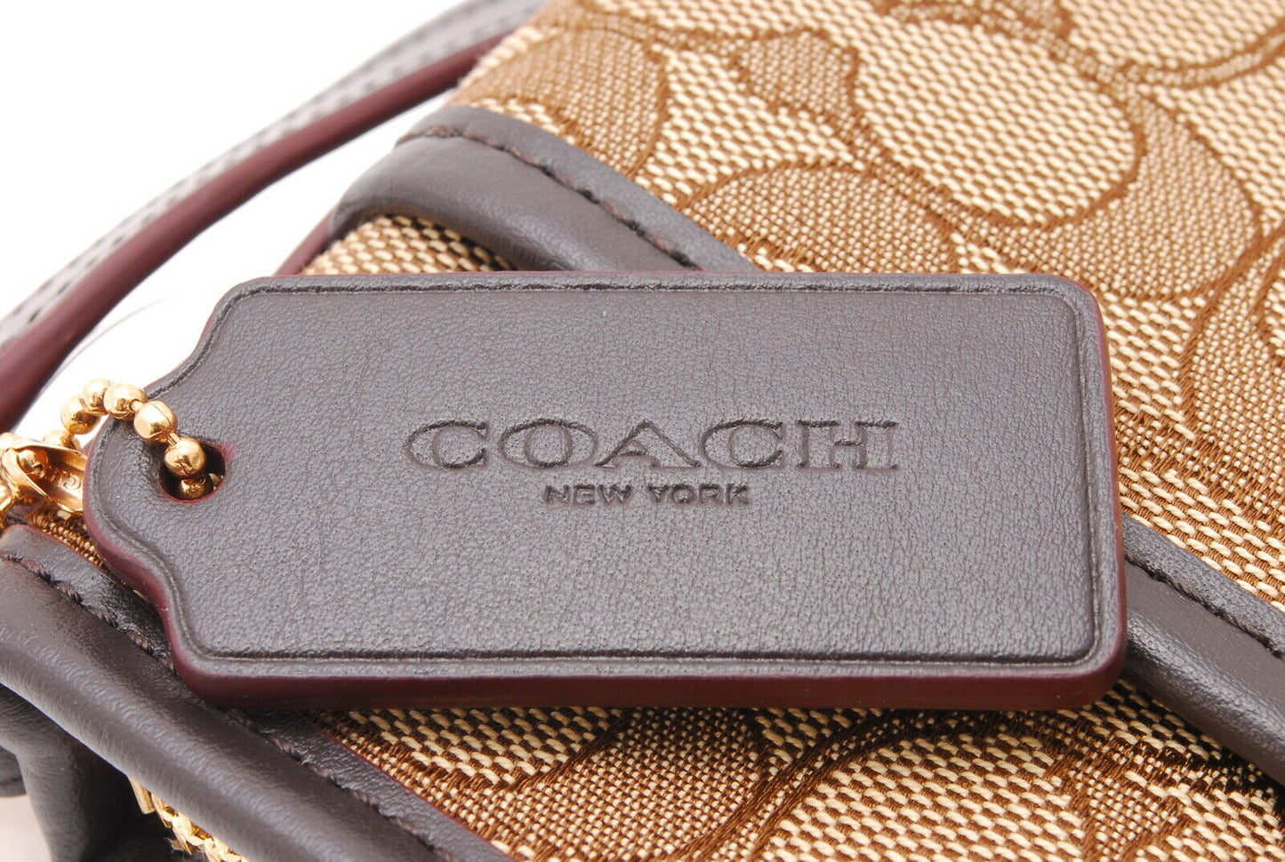 【Rank S】Authentic Coach signature canvas Cross Body shoulder bag From Japan A442