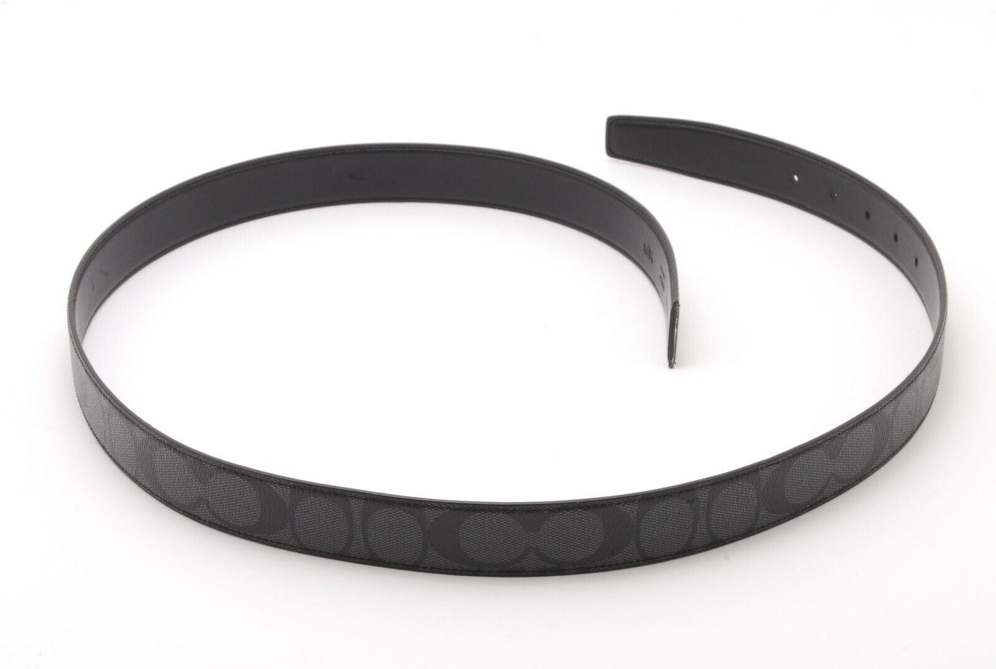 【Rank S】Auth Coach belt unused item with black case, with instructions JP A446