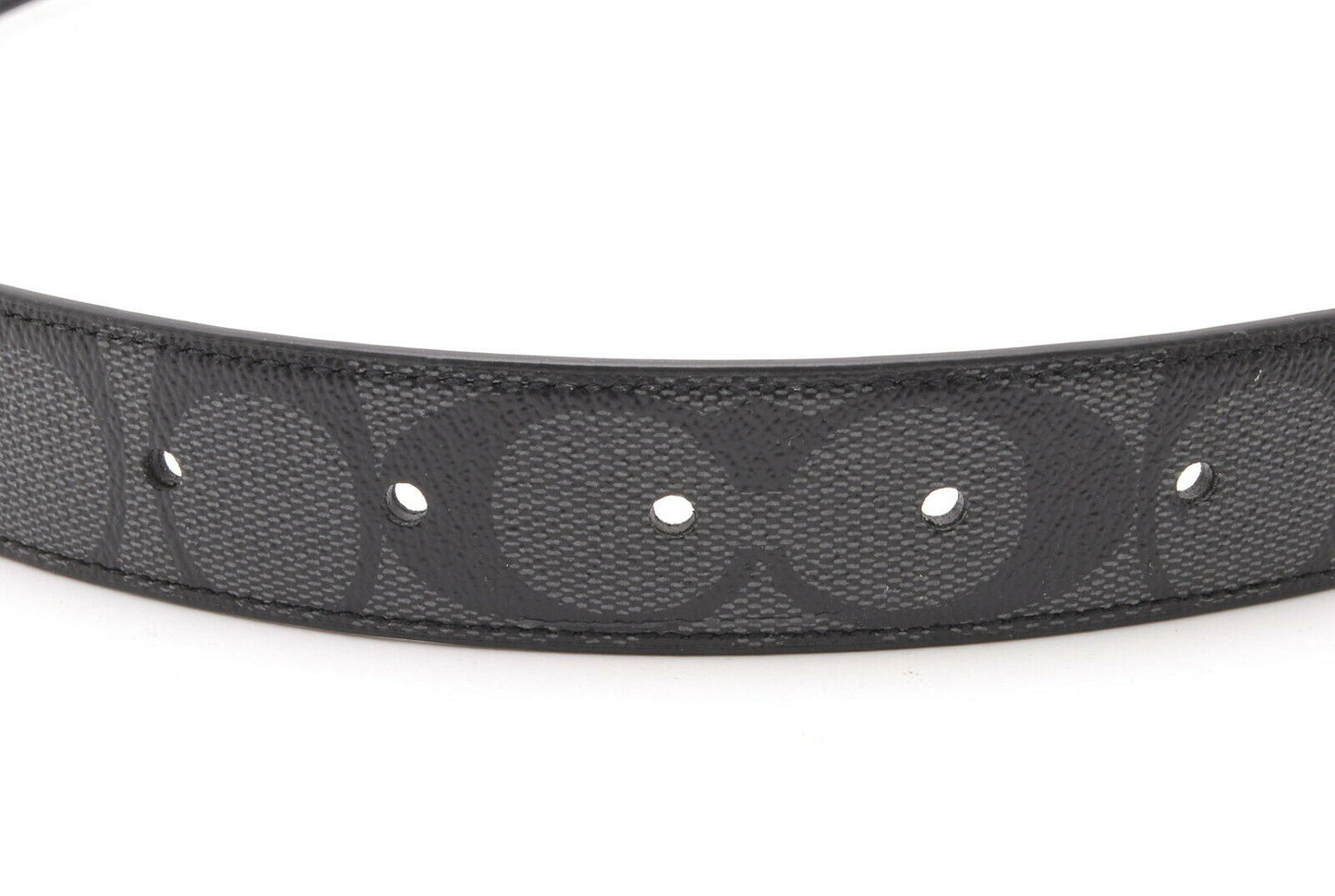【Rank S】Auth Coach belt unused item with black case, with instructions JP A446