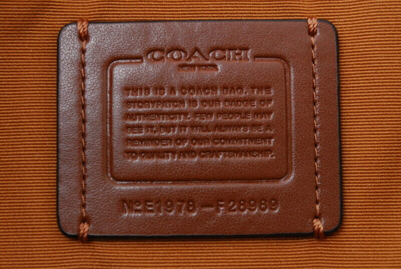 【Rank SA】Authentic Coach Leather 2way Handbag Light Beige From Japan A443